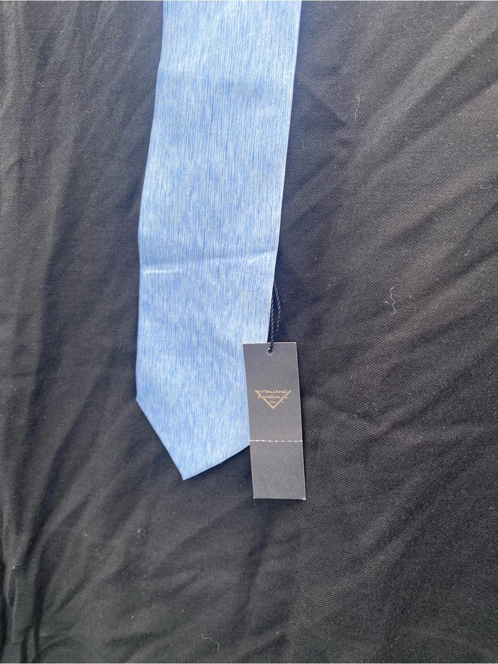 Vitalianno Pancaldi Light Blue Silk Tie